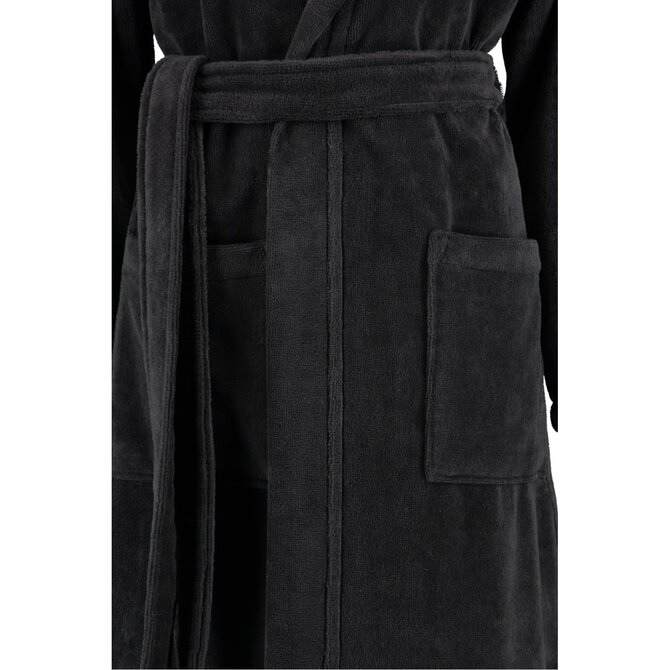 Cawö Dames Badjas met Capuchon 825 Lava  44/46