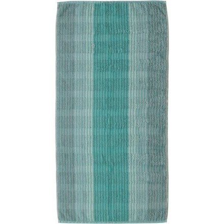 Cawö Cashmere Streifen Handdoek 50x100 Munt