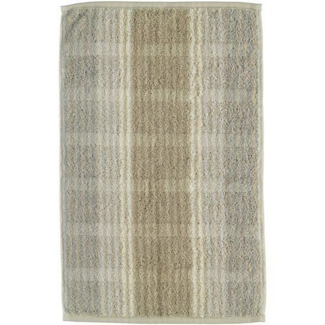 Cawö Cashmere Streifen Gastendoekje Zand 30x50