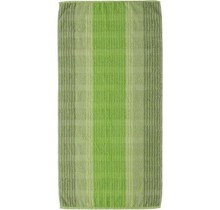 Cawö Cashmere Streifen Badlaken Kiwi 80x150