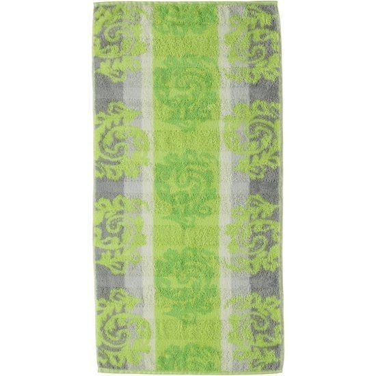 Cawö Cawo Cashmere Jacquard Handdoek Kiwi 50x100