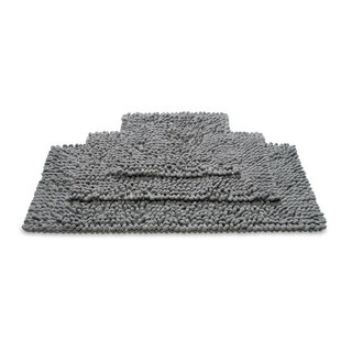 Vandyck Nevada Steel Grey Bidetmat incl. Waszak 60x60