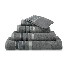 Vandyck Prestige Lines Mole Grey Gastendoekje 40x60