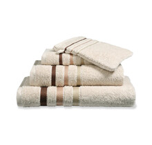 Vandyck Prestige Lines Cream Tan Handdoek 60x110