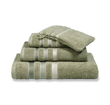 Vandyck Prestige Lines Smoke Green Gastendoekje 40x60