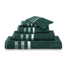 Vandyck Prestige Lines Dark Green Handdoek 60x110