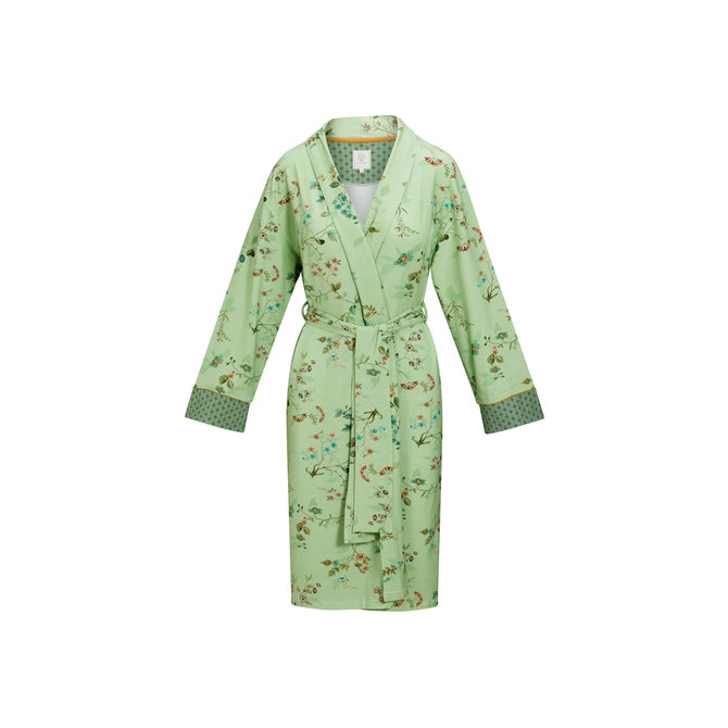 Pip Studio Nisha Kimono Kawai Flower Light Green S