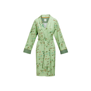 Pip Studio Nisha Kimono Kawai Flower Light Green M