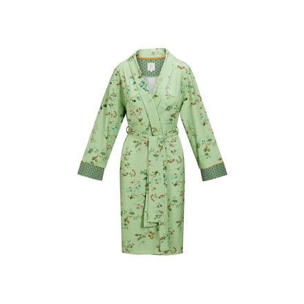 Pip Studio Nisha Kimono Kawai Flower Light Green M