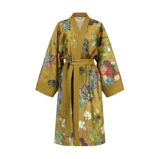 Beddinghouse x Van Gogh Museum Partout des Fleurs Kimono - Gold L/XL