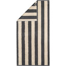 Cawö Cawo Gallery stripes Handdoek 50x100 granit