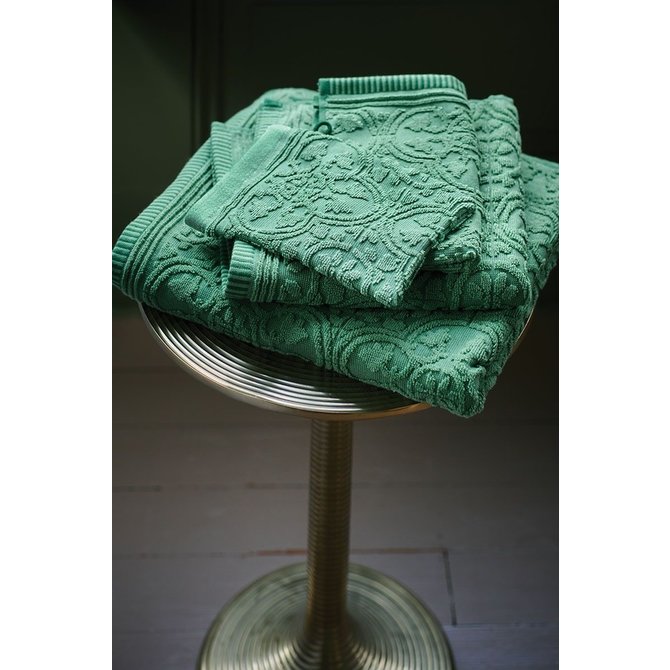 Pip Studio Handdoek Tile de Pip Green  55x100