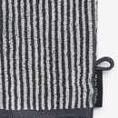 Marc O'Polo Marc O'Polo Timeless Tone Stripe Washandje Marine/Silver 16x22