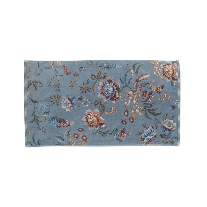 Pip Studio Secret Garden Handdoek  Blauw 55x100 cm