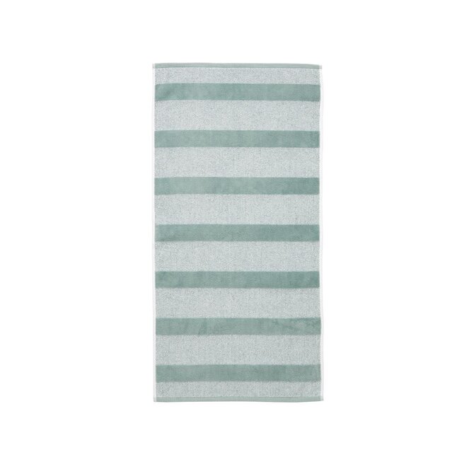 Beddinghouse Sheer Stripe Handdoek  Groen 60x110 cm