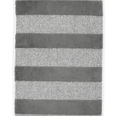 Beddinghouse Beddinghouse Sheer Stripe Gastendoekje  Antraciet 30x50 cm