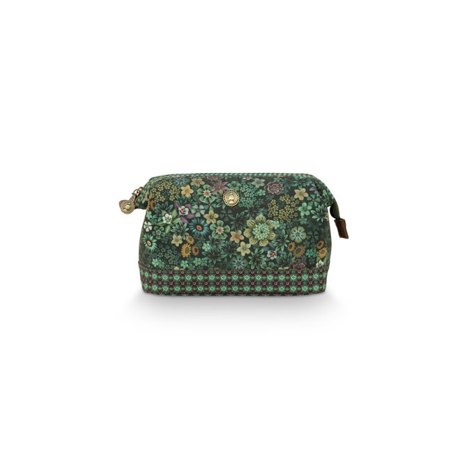 Cosmetic Purse Medium Tutti i Fiori Green 22.5x9.5x15cm