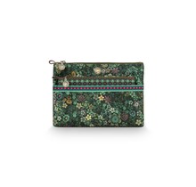 Cosmetic Bag Combi Tutti i Fiori Green 26x18x7.5cm/22x13x1cm