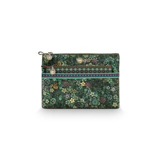 Cosmetic Bag Combi Tutti i Fiori Green 26x18x7.5cm/22x13x1cm