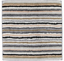 Cawö Badmat Gestreept Keerbaar 7048 37-Kiezel 60x60