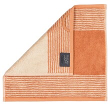 Cawö Two-Tone  Gezichtsdoekje kupfer 30/30