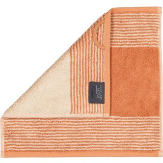 Cawö Two-Tone  Gezichtsdoekje kupfer 30/30