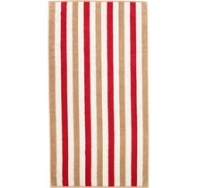 Cawö Coast  Douchelaken rot/natur 70/140