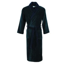 Carl Ross herenbadjas velours 612200 night blue/deep green 52/54