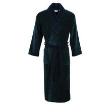 Carl Ross herenbadjas velours 612200 night blue/deep green 56/58