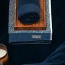 Vandyck Vandyck Home Uni Blue Ink Douchelaken 70x140