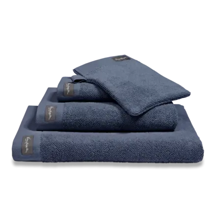 Vandyck Home Uni Blue Ink Handdoek 60x110