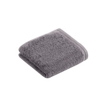 Vossen gastendoekje Vegan Life dunkelgrau 40x60