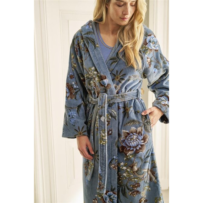 Pip Studio Secret Garden Bathrobe Blue XXL Pip Studio Secret Garden Bathrobe Blue XXL