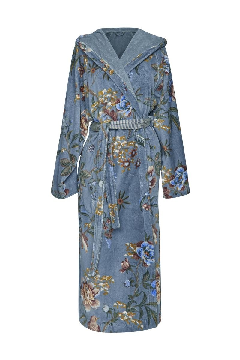 Pip Studio Pip Studio Secret Garden Bathrobe Blue XL