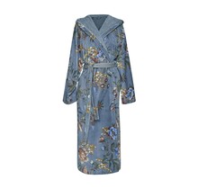 Pip Studio Secret Garden Bathrobe Blue L