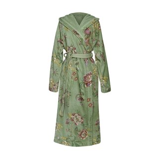 Pip Studio Secret Garden Bathrobe Green XXL