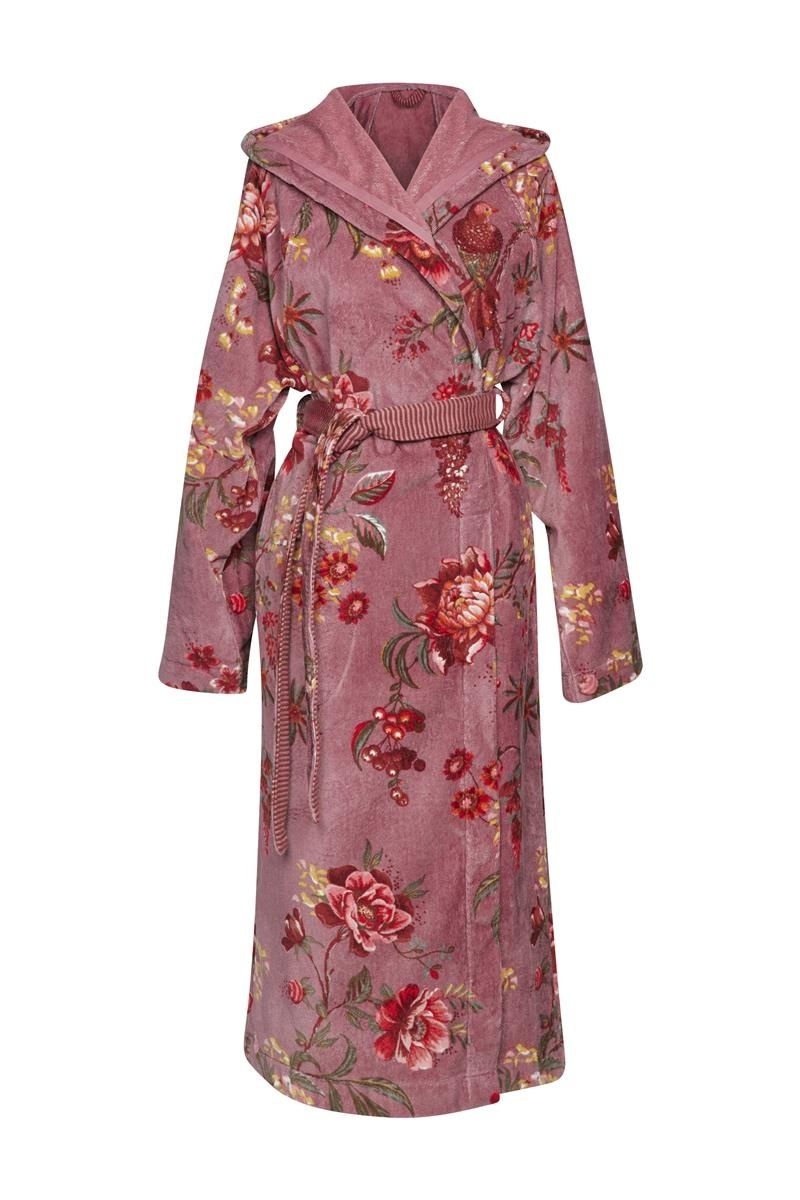 Pip Studio Pip Studio Secret Garden Bathrobe Mauve XS