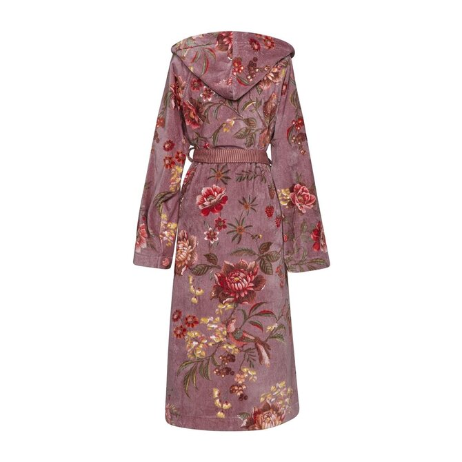Pip Studio Secret Garden Bathrobe Mauve XS