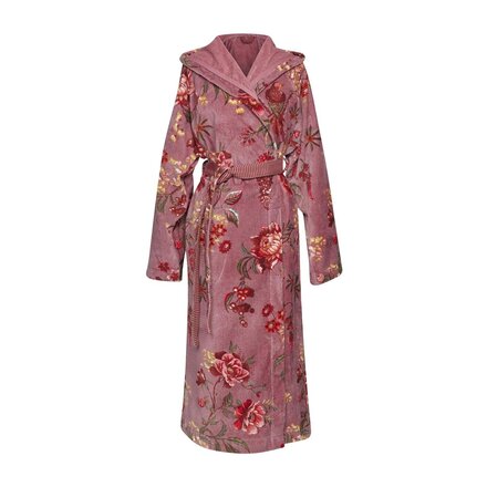 Pip Studio Secret Garden Bathrobe Mauve S