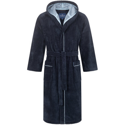 Morgenstern Daniel badjas met capuchon Marine/Blauw XXL