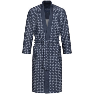 Morgenstern herenbadjas Ken marine Maat S