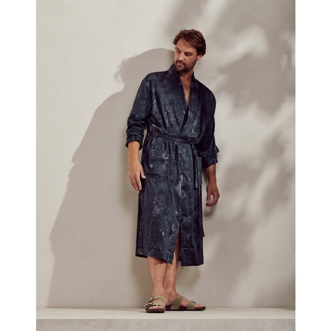 Essenza Pete Floor Kimono Night Blue XL Essenza Pete Floor Kimono Night Blue XL