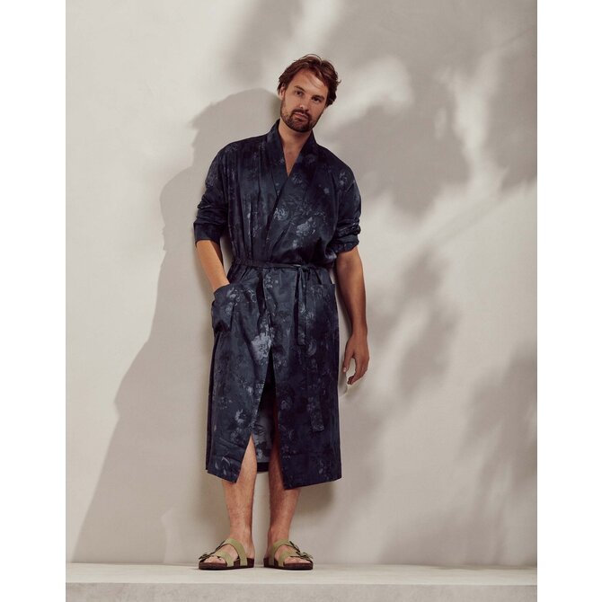 Essenza Pete Floor Kimono Night Blue XL Essenza Pete Floor Kimono Night Blue XL
