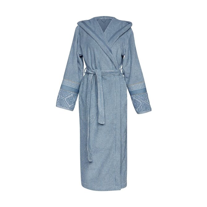 Pip Studio Soft Zellige Bathrobe Blue Grey XXL Pip Studio Soft Zellige Bathrobe Blue Grey XXL