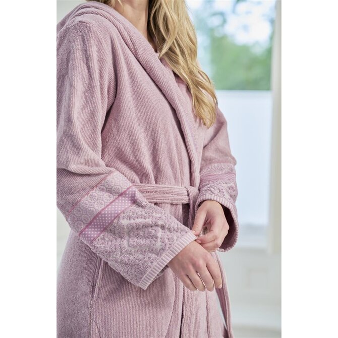 Pip Studio Soft Zellige Bathrobe Lila M Pip Studio Soft Zellige Bathrobe Lila M