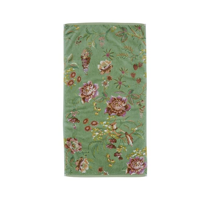 Pip Studio Secret Garden washandje Groen 16x22 cm