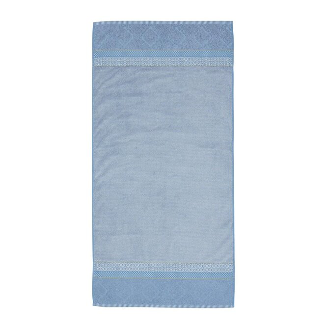 Pip Studio Soft Zellige handdoek Blauw Grijs 55x100 cm