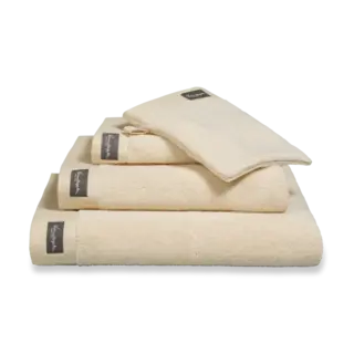 Vandyck Home Towel Mouline bleachedsand handdoek 60x110
