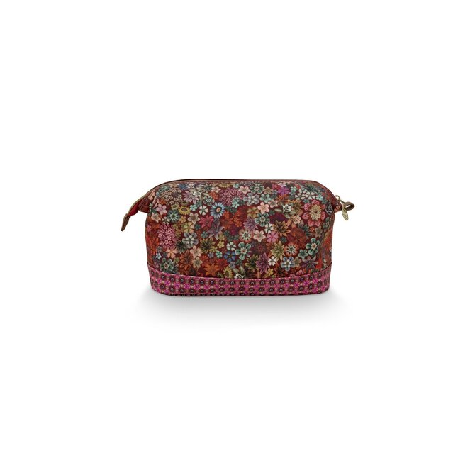 Pip Studio Cooper Cosmetic Purse Large Tutti i Fiori Pink 26x18x12cm Pip Studio Cooper Cosmetic Purse Large Tutti i Fiori Pink 26x18x12cm