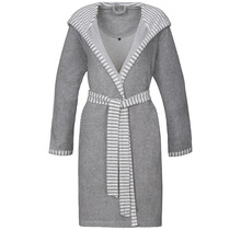Vossen Badjas Juno grau meliert XS